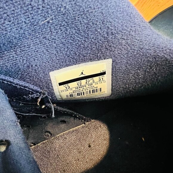 Jordan Retro 6 V1 Retro Olympic 2012 White Blue Size 13 Sneakers 38464-130 - Picture 12 of 13